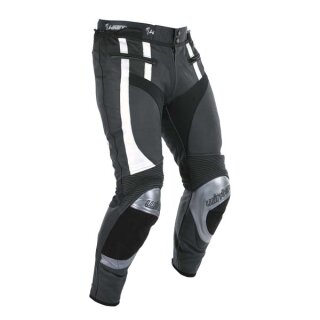 Lederstiefelhose MUGELLO kurz Schwarz Gun H25