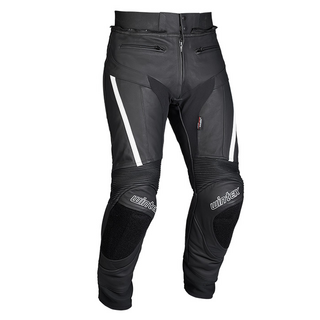 Lederstiefelhose RUSSEL Schwarz Wei D36