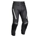 Lederstiefelhose RUSSEL kurz Schwarz Weiß H32