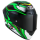 Sturzhelm KYT NZ R.- Stride Grün Weiß XS