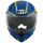 Sturzhelm KYT R2R Concept blau gelb XS