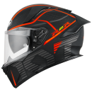 Sturzhelm KYT R2R Concept schwarz rot XS