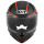 Sturzhelm KYT R2R Concept schwarz rot XS