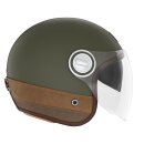 Sturzhelm NOX - Heritage Leather khaki braun M