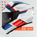 Sturzhelm SUOMY Speedstar 2 Vantage weiss blau rot