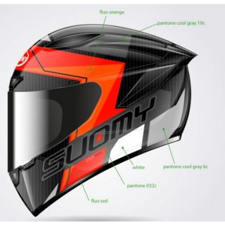 Sturzhelm SUOMY TX Pro Glam schwarz orange XS