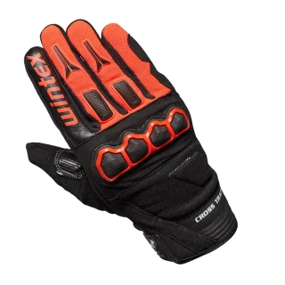 Handschuhe CROSSOVER schwarz fluorange L