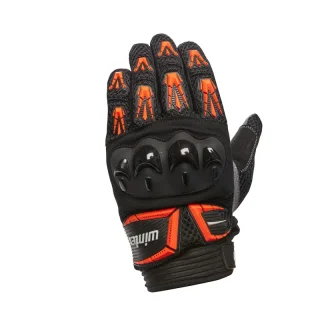 Handschuhe MX Protector schwarz orange