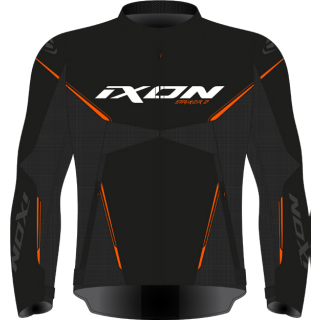 Blouson IXON - Striker 2 schwarz orange
