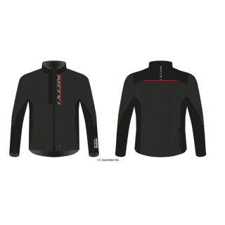 Blouson IXON - Ostro schwarz rot 3XL