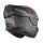 Sturzhelm NOX - Spinner Ark schwarz matt rot 2XL