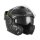 Sturzhelm NOX - Spinner Ark Schwarz matt Gelb