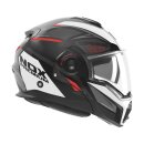 Sturzhelm NOX - Spinner Ark Schwarz Rot Weiß