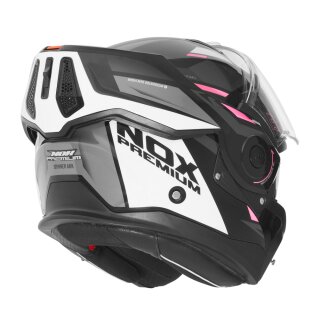 Sturzhelm NOX - Spinner Ark Schwarz matt Pink