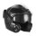 Sturzhelm NOX - Spinner mono schwarz matt