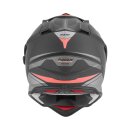 Sturzhelm NOX - N 312 Track schwarz matt rot