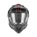 Sturzhelm NOX - N 312 Track schwarz matt rot