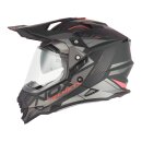 Sturzhelm NOX - N 312 Track weiß rot schwarz