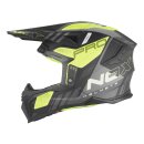 Sturzhelm NOX - MX 634 Storm schwarz matt gelb