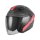 Sturzhelm NOX - N 130 Ekto schwarz matt rot