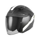 Sturzhelm NOX - N 130 Ekto schwarz matt weiß