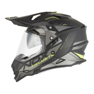 Sturzhelm NOX - N 312 Track schwarz matt gelb 2XL