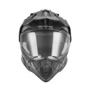 Sturzhelm NOX - N 312 Track schwarz matt silber 2XL