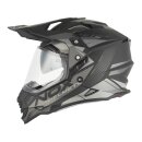 Sturzhelm NOX - N 312 Track schwarz matt silber L