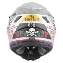 Sturzhelm NOX - MX Fly F. Kid silber K-S