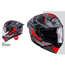 Sturzhelm KYT R2R Parsec grau rot S