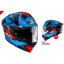 Sturzhelm KYT R2R Parsec schwarz blau rot L