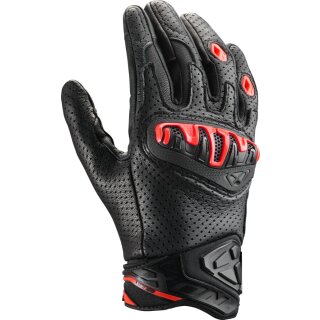 Handschuhe IXON - Mirage leather schwarz rot L