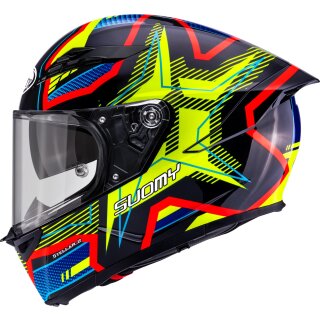 Sturzhelm SUOMY Stellar Blackstar blau gelb XL
