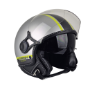 Sturzhelm MAX - Carbon Arvo silber gelb L