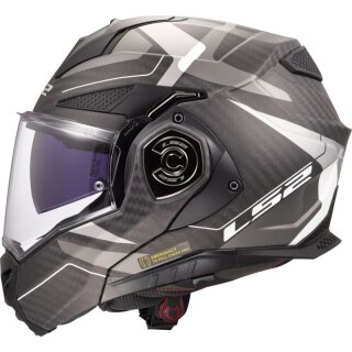 Sturzhelm LS2 Advant Horizone FF 901 Carbon schwarz matt grau