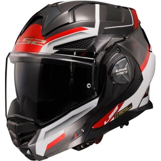 Sturzhelm LS2 Advant Spectrum FF 901 schwarz weiß rot 2XL