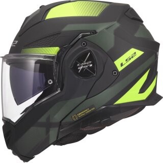 Sturzhelm LS2 Advant X Nova FF 901 schwarz grün gelb 3XL