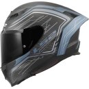 Sturzhelm LS2 Dragon Subic FF 807 schwarz matt lightblue