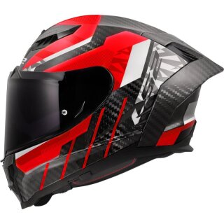 Sturzhelm LS2 Dragon Trax FF 807 schwarz rot