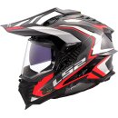 Sturzhelm LS2 Explorer Frontier 2 MX701 Carbon schwarz rot