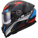 Sturzhelm LS2 Vector II Savage Carbon FF811 schwarz rot blau