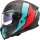 Sturzhelm LS2 Vector-II Grid Carbon FF 811 rot cyan XL