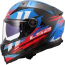 Sturzhelm LS2 Vector-II Tantic carbon FF811 rot blau